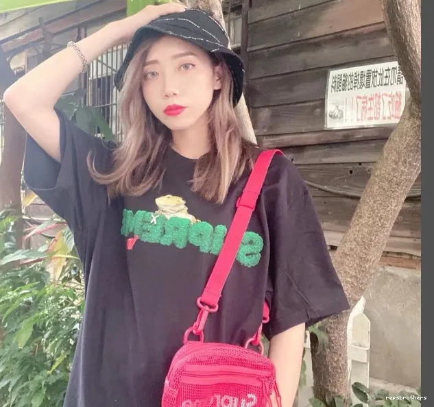 sleeved Lizard T-shirt 20SS Environmental Logo Green S XL Short Black L M White Tee Plant 0725